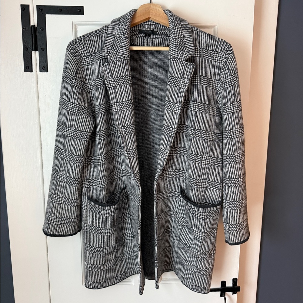 J.Crew Sophie Open Front Sweater Knit Blazer, size S